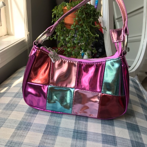 90s Inspired Metallic Purse. Brand New. - Picture 2 of 3